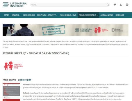 Darmowe scenariusze zajęć